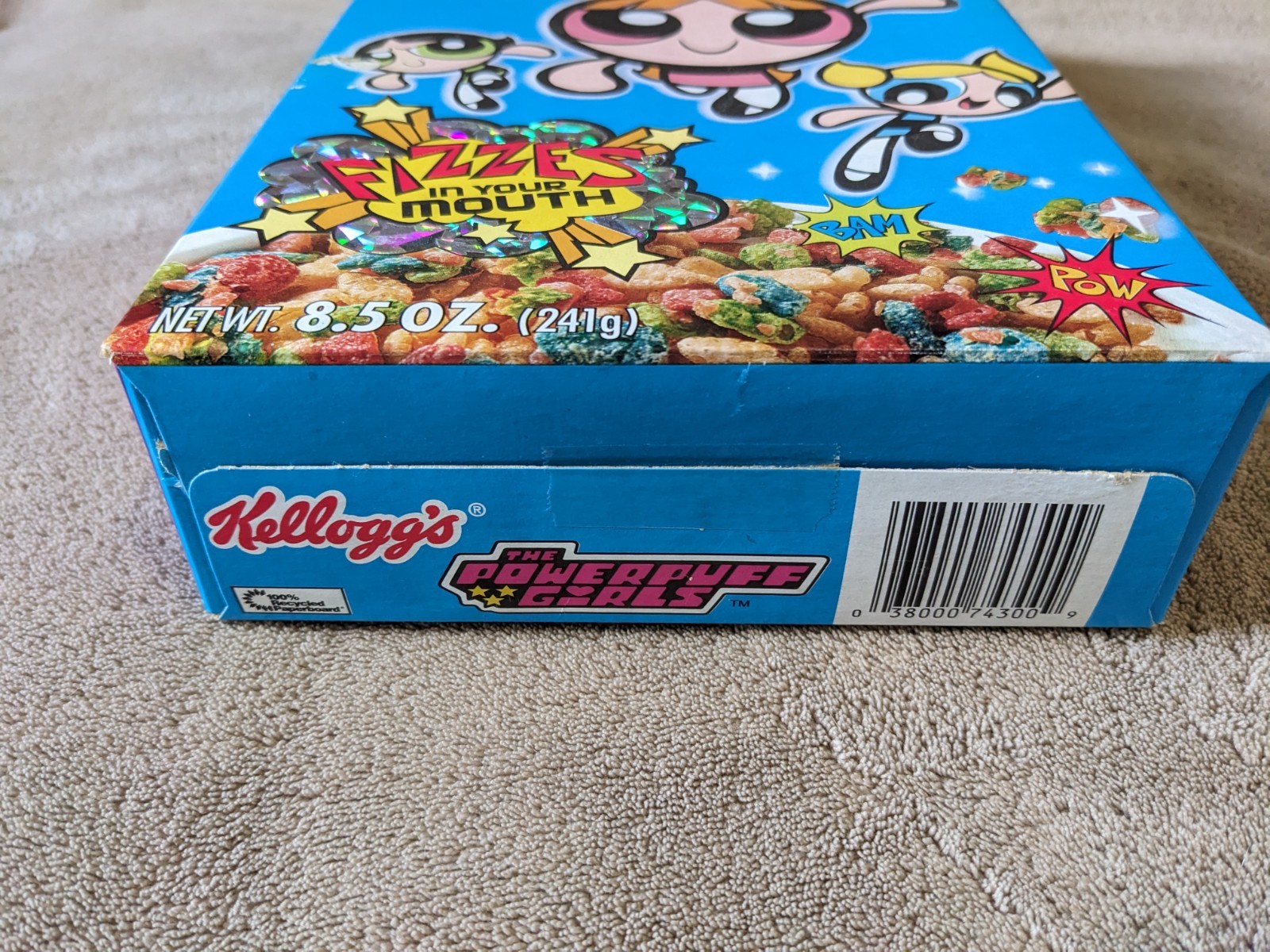 2000 Kellogg’s Powerpuff Girls Cereal Limited Edition Cartoon Network Box Only