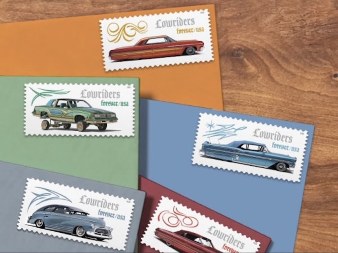 2026 Lowrider Forever USA Stamp Sheet Of 16, Multicolor