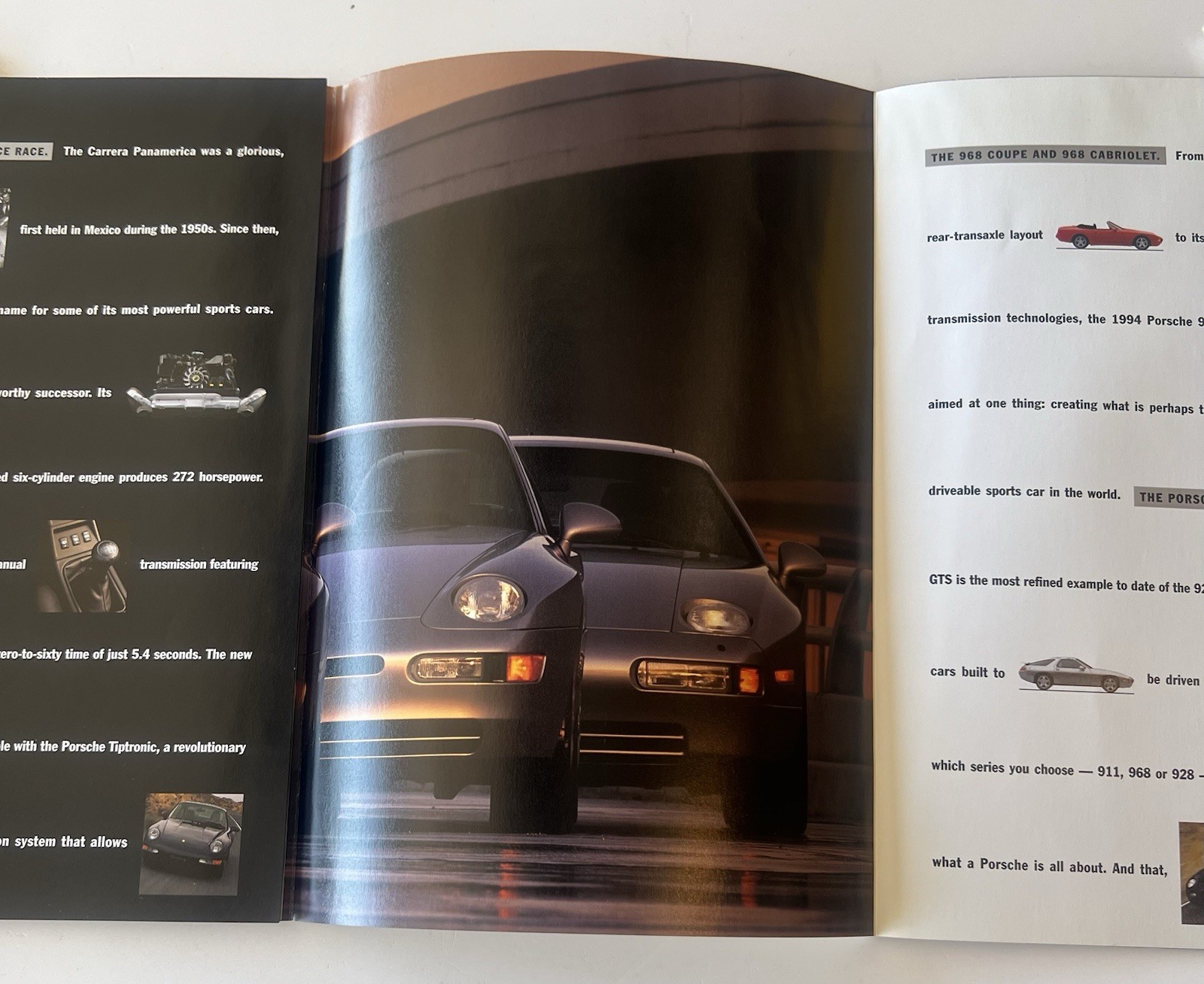 1994 Porsche 911 968 928 GTS Sales Brochure Catalog Original USA 993 Carrera
