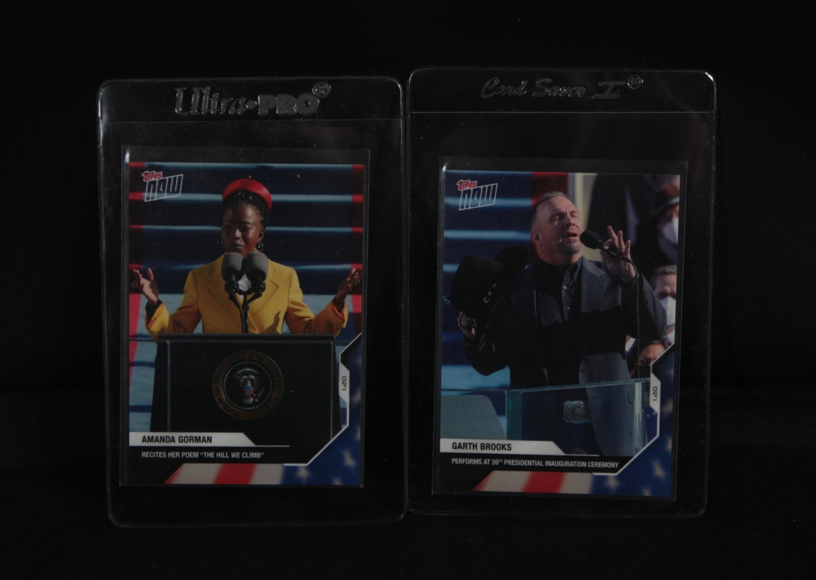Topps Now Election 2020 COMPLETE SET (21 Cards) Trump Biden Pence Harris Sanders