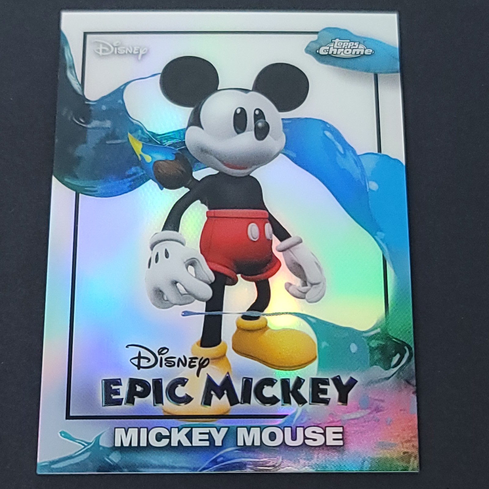 Mickey Mouse 2026 Topps Disney Neon Chrome Epic Mickey #EM-20