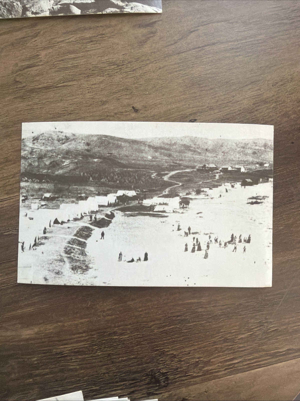 Laguna Beach California Main Beach Black White Photo Vintage Postcard