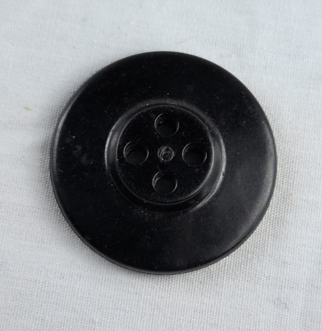 Black Type Peacoat Pea Coat Anchor Black Plastic Buttons (5) – 30mm, 1.18 inches