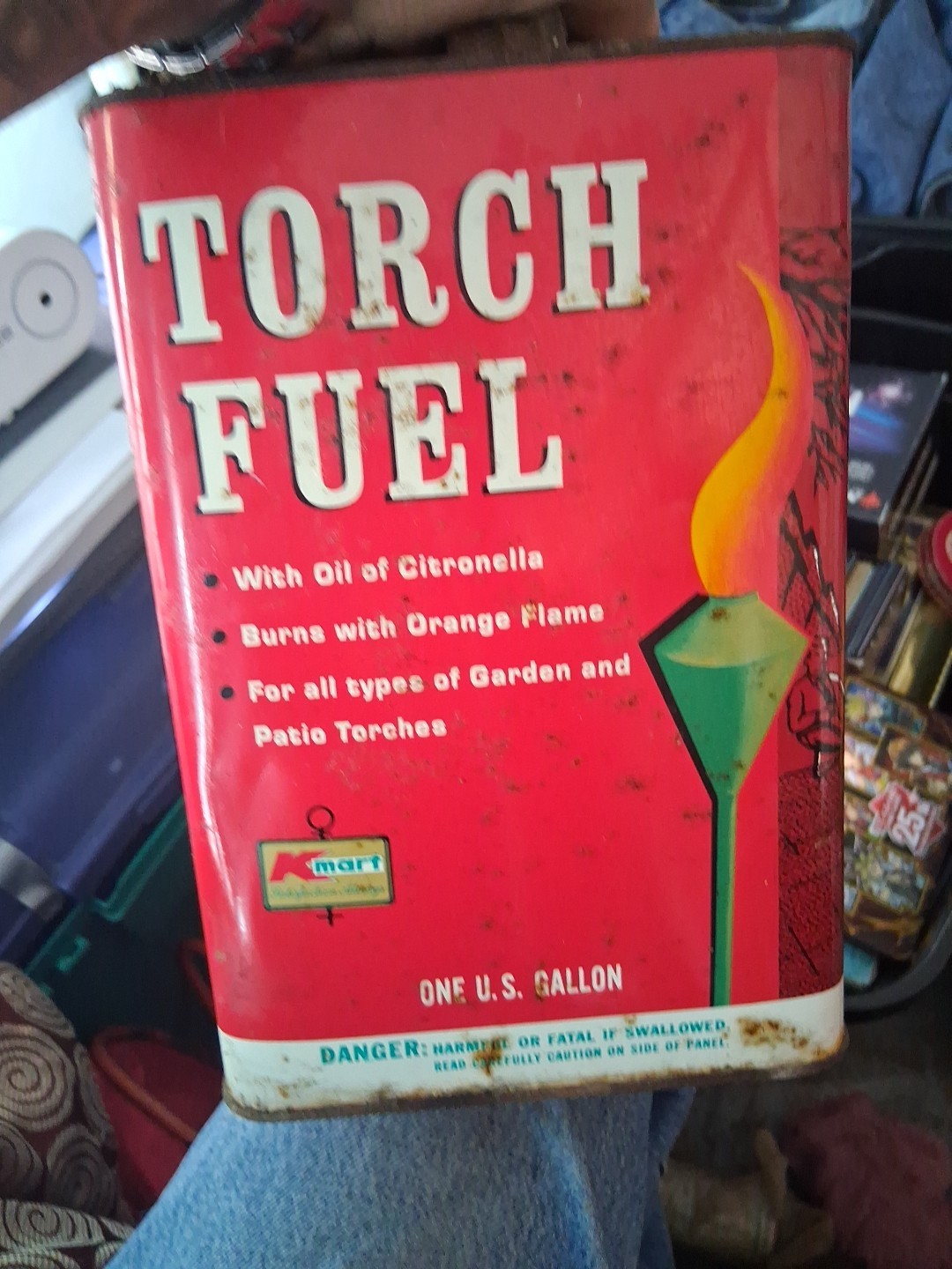 Vintage Advertising For Torch Fuel 1 Gallon Container
