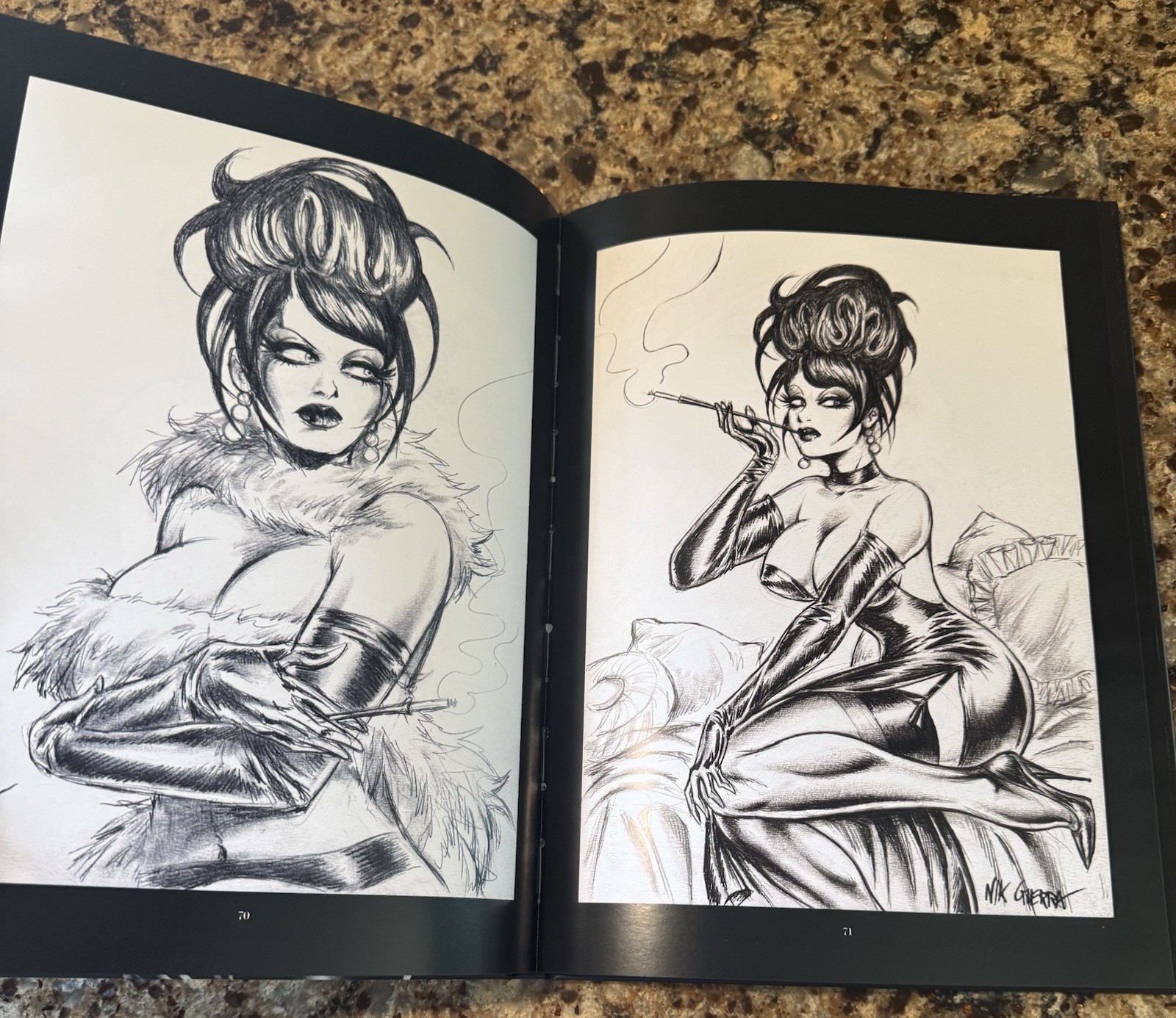 — Nik GUERRA: “The Woman in Black” HC Art Book — • RARE/HTF Import •