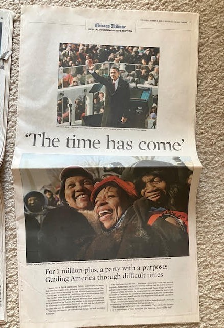 Chicago Tribune Barack Obama Newspapers Election & Inauguration 2008 / 2009