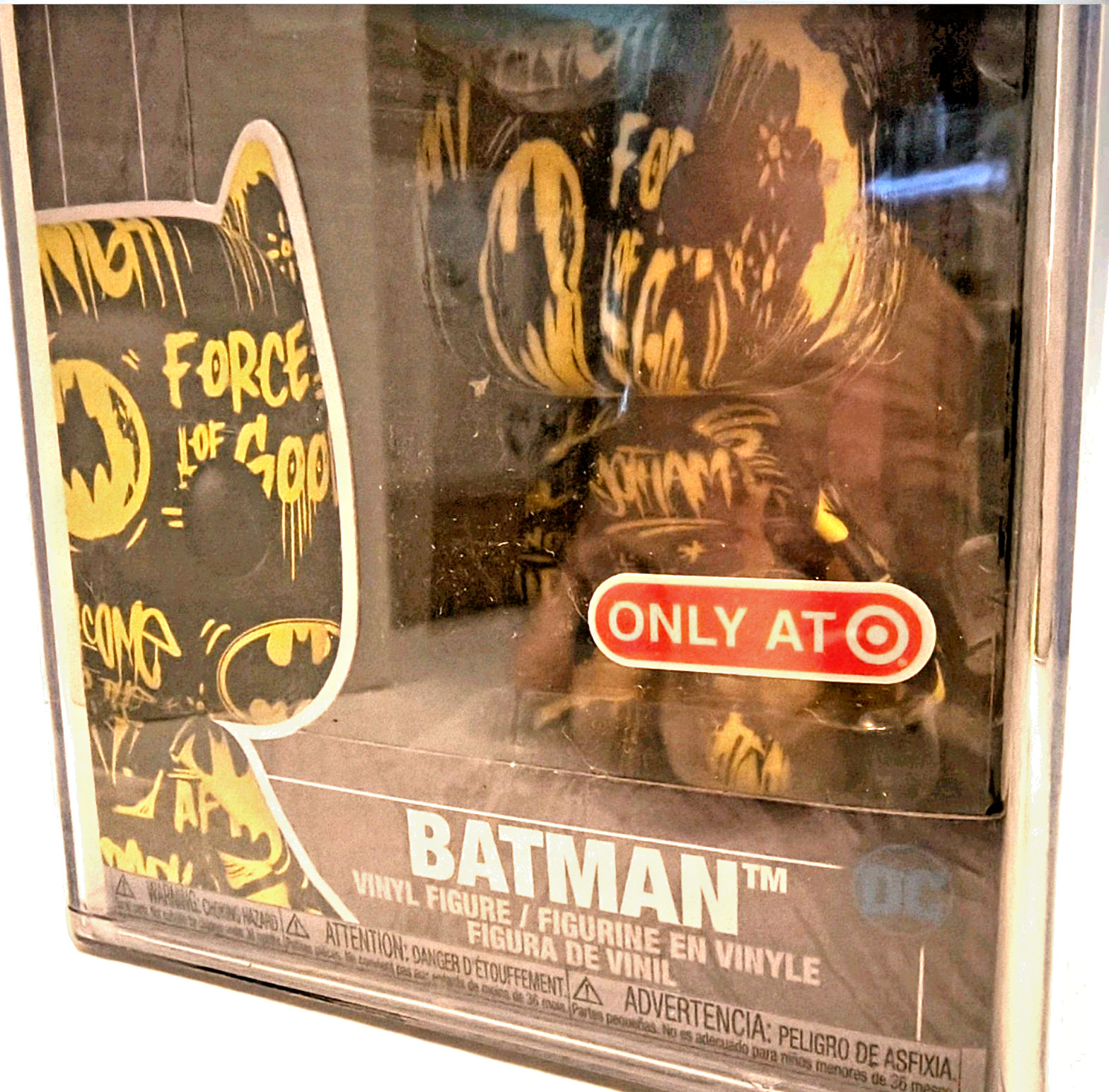 Funko DC Comics Batman Art Series #01 Yellow & Black Target Ex Mint w/Protector
