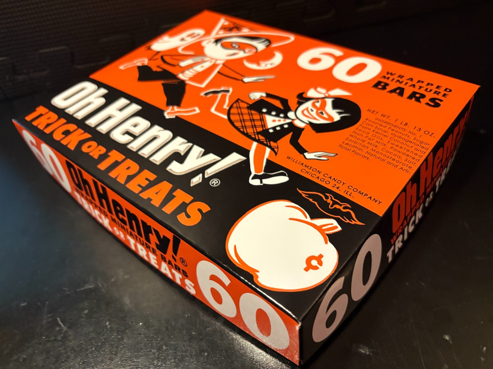 1950s Oh Henry (Halloween, variation #5) – Empty custom design display box