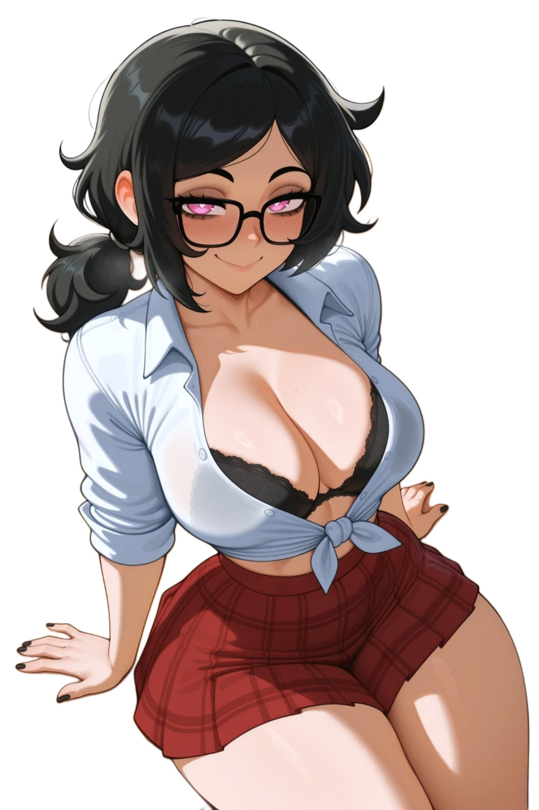 Waifu Sticker – Anime Sticker – Manga Cute Lewd Laptop Skateboard Car
