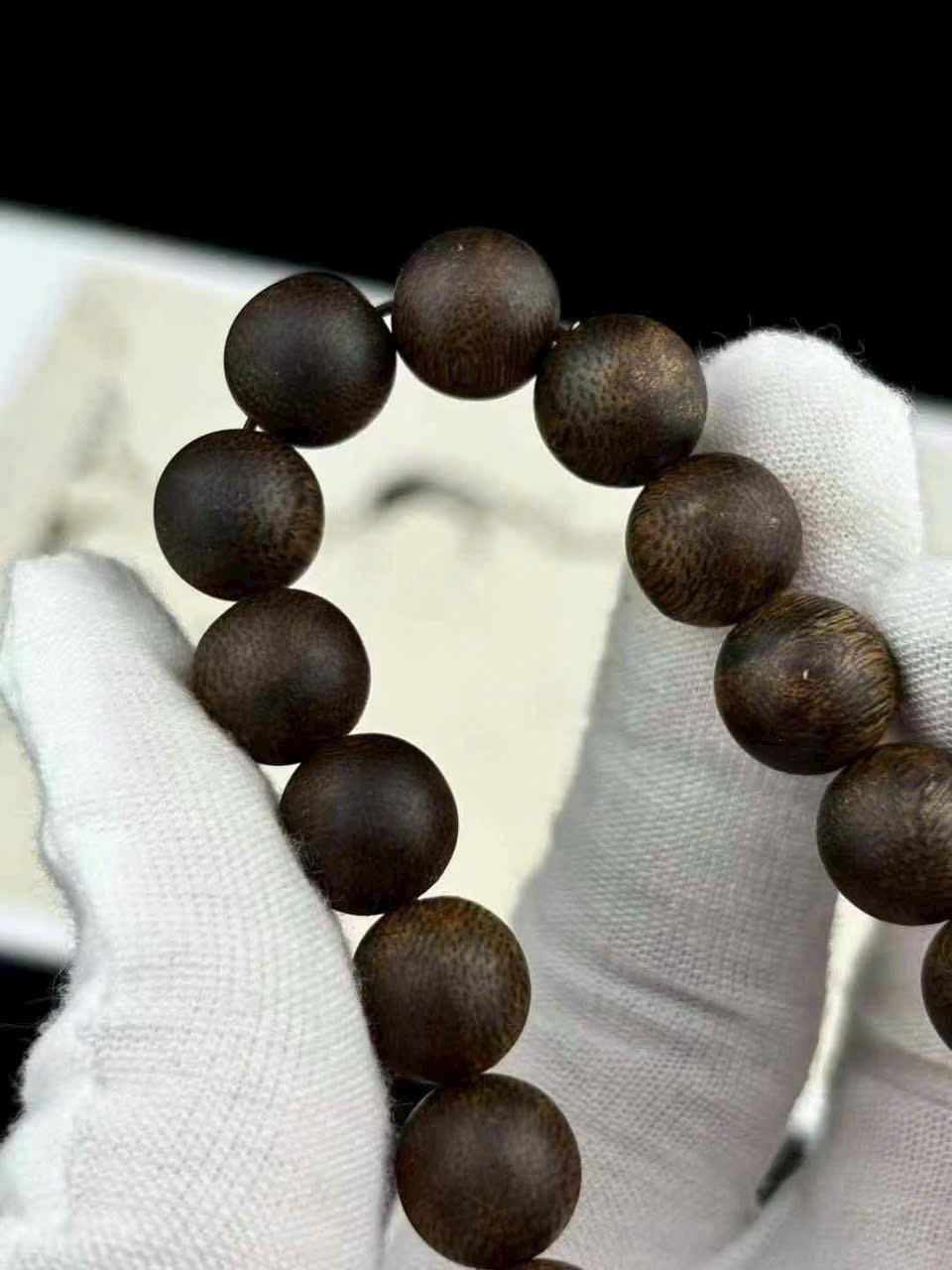 Rare Kynam Agarwood Bracelet 10mm | Pure Oud Kyara | Strong Fragrance Gift