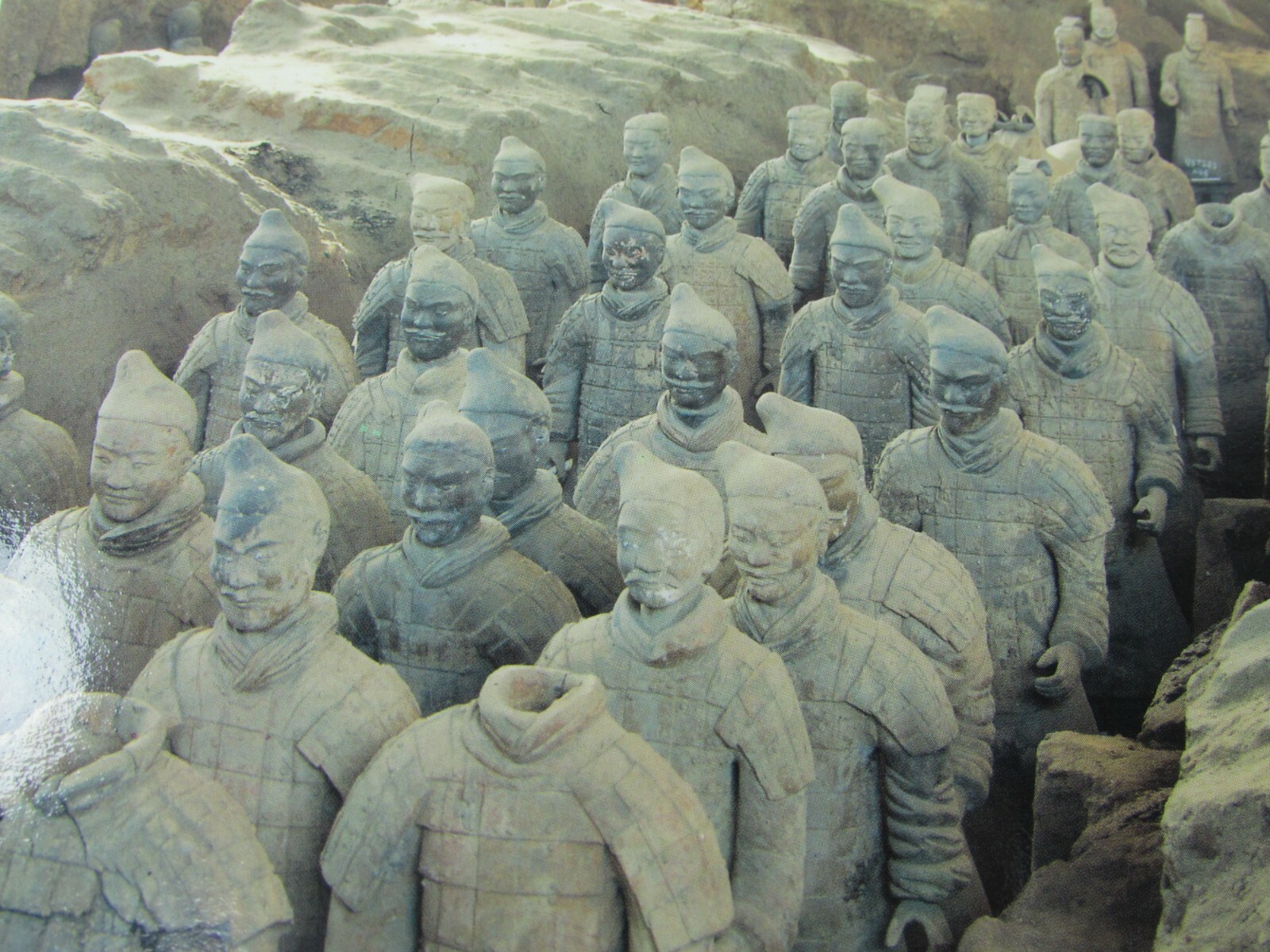 Vintage Qin Dynasty Terra Cotta Warriors Postcard 31623 China Terracotta Army