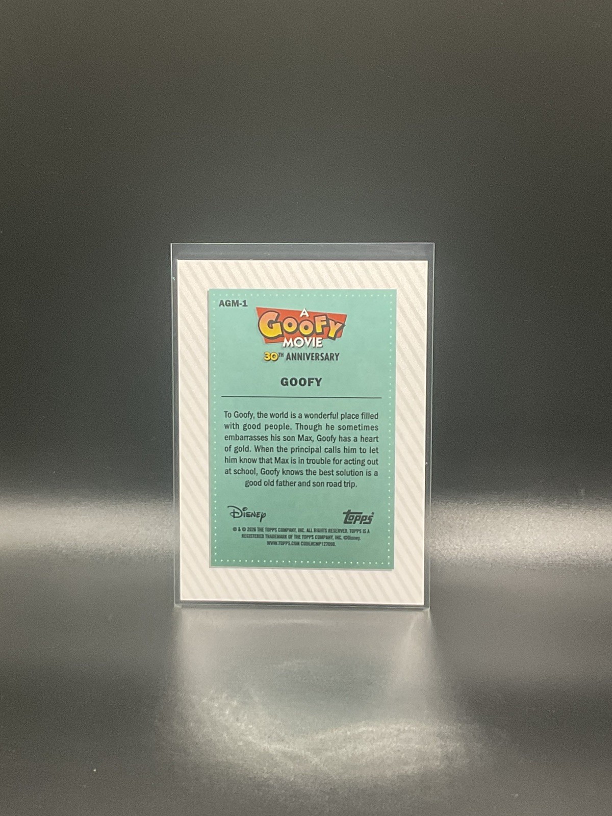 2026 Topps Disney Neon A Goofy Movie 30th Anniversary Goofy #AGM-1