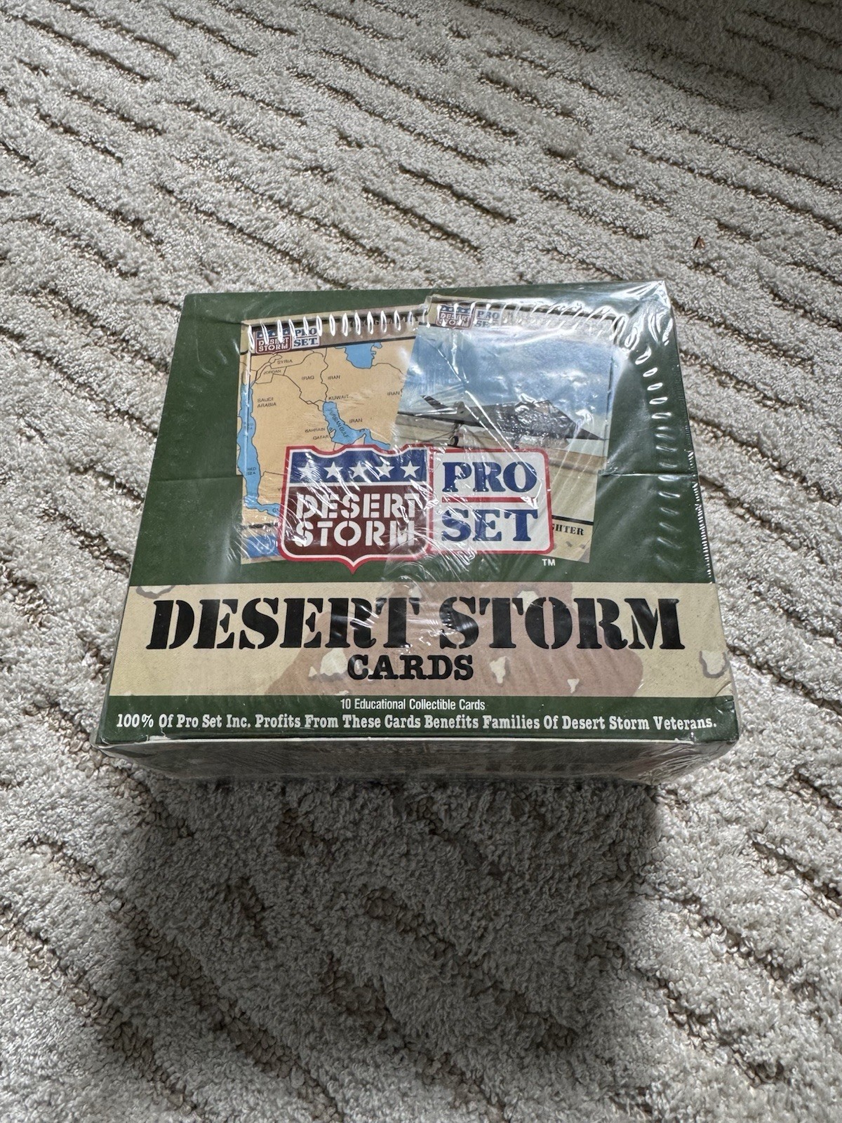 1991 Desert Storm ‚Pro Set‘ Sealed Box of 36 Packs 10 Cards Each