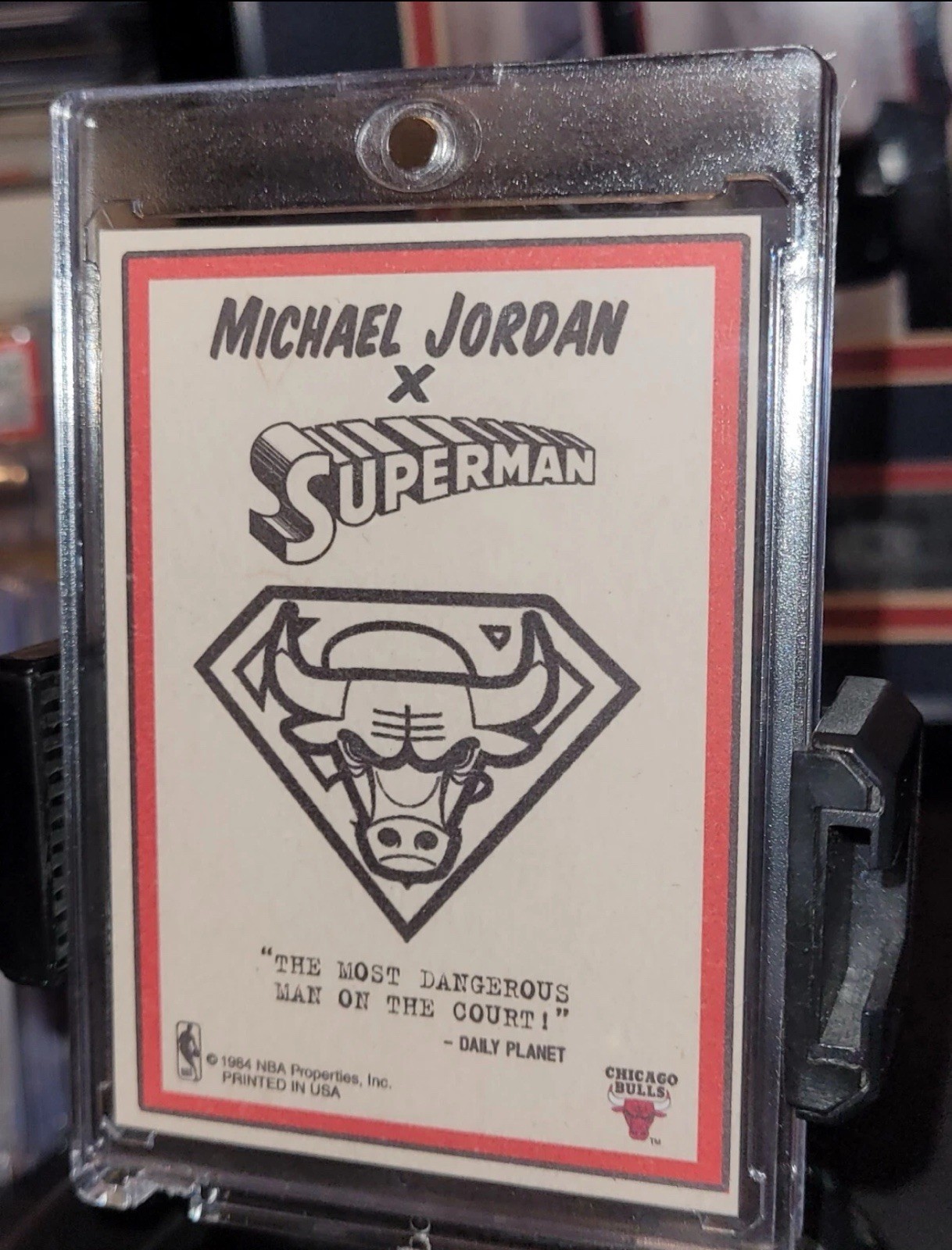 1984 Michael Jordan x Superman Comic Rookie RC Chicago Bulls Rare NO 1986 Fleer