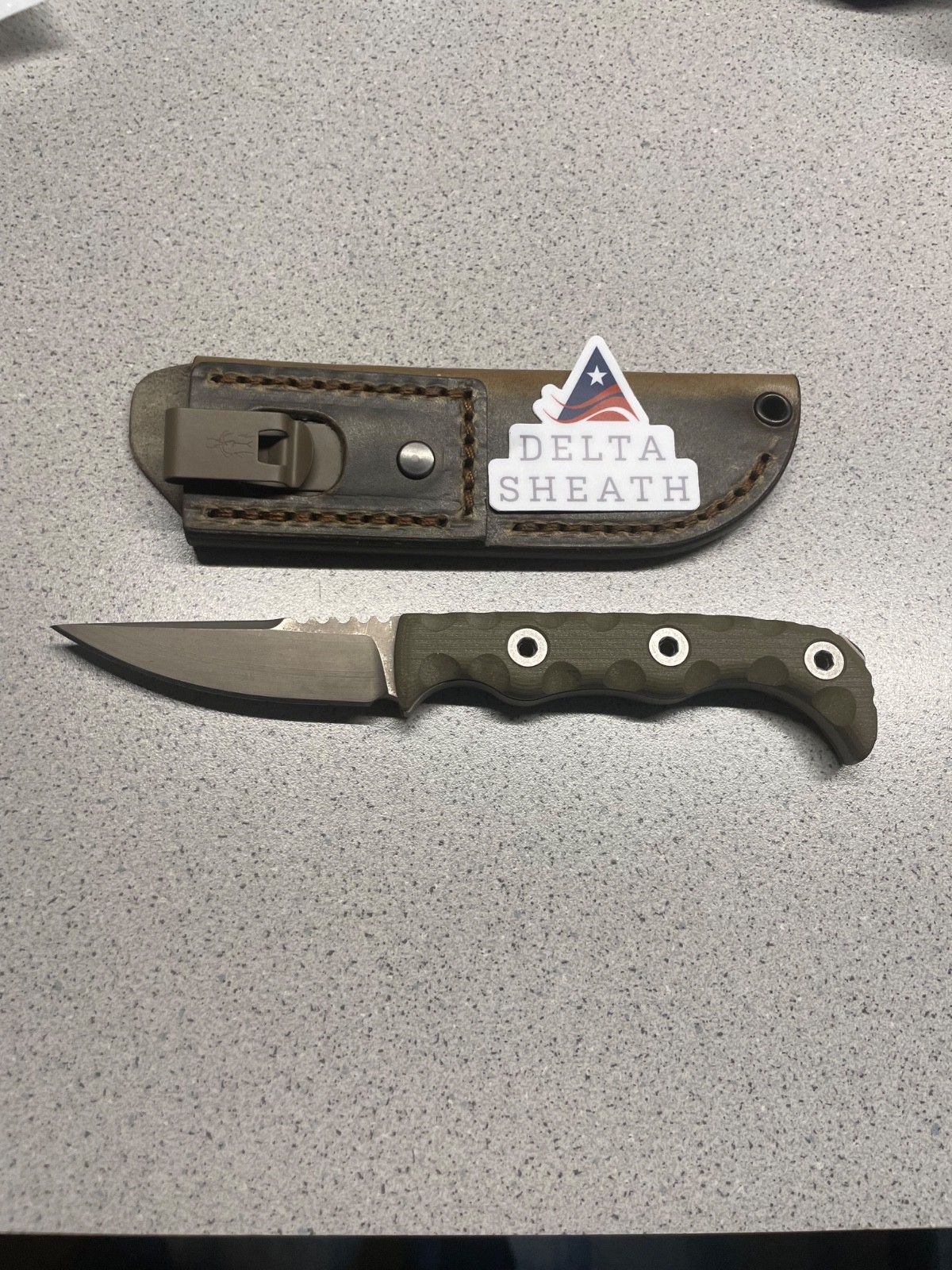 TKELL Agent 004 Sterile custom leather pocket sheath