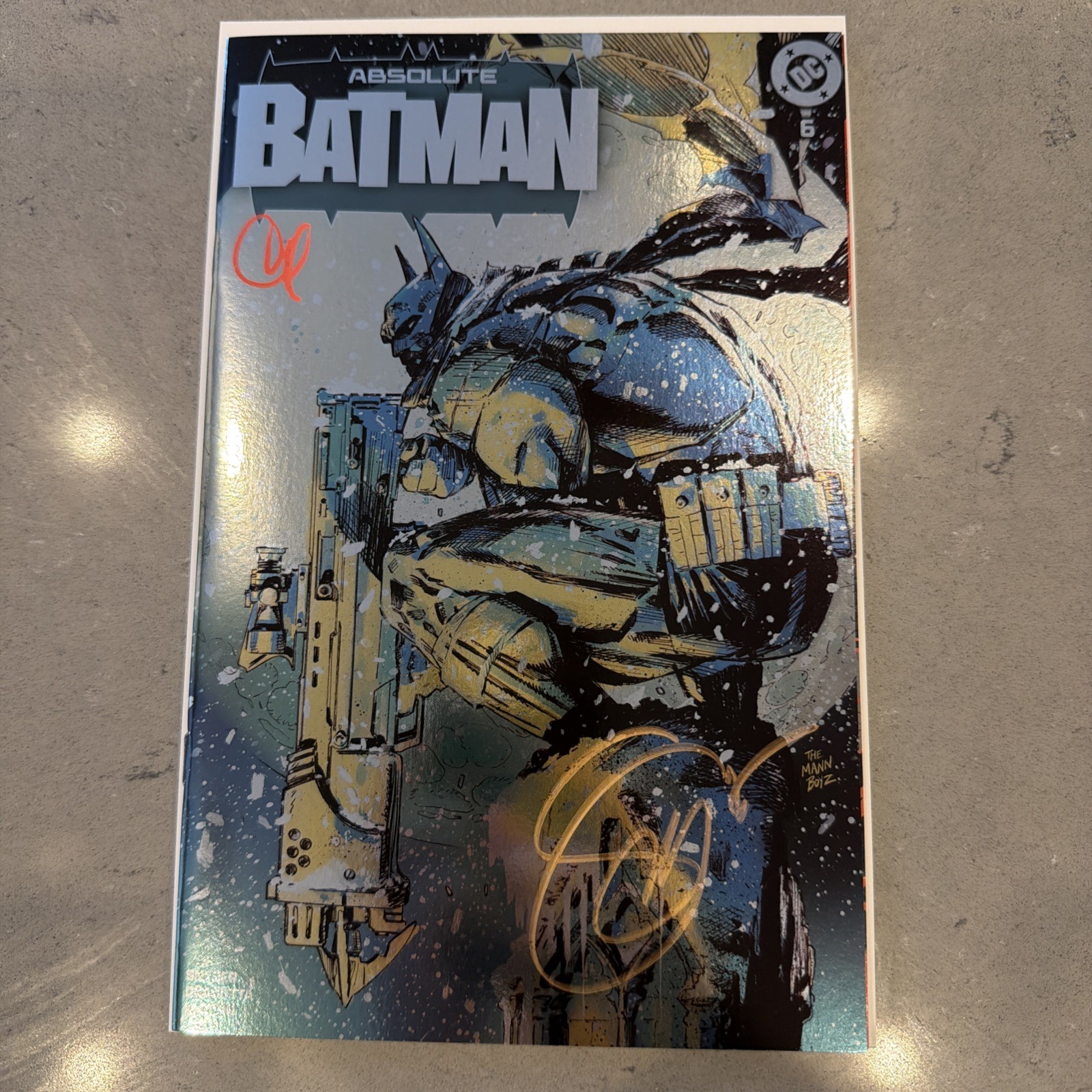 Absolute Batman #6 DC Clay Mann Signed by Clay Mann & Scott Snyder COA