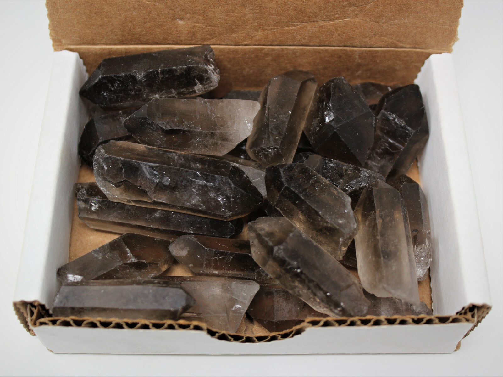 1/2 lb (8 oz) Smoky Quartz Crystal Points, Box Lot (0.75″ – 2″, Smokey Quartz)