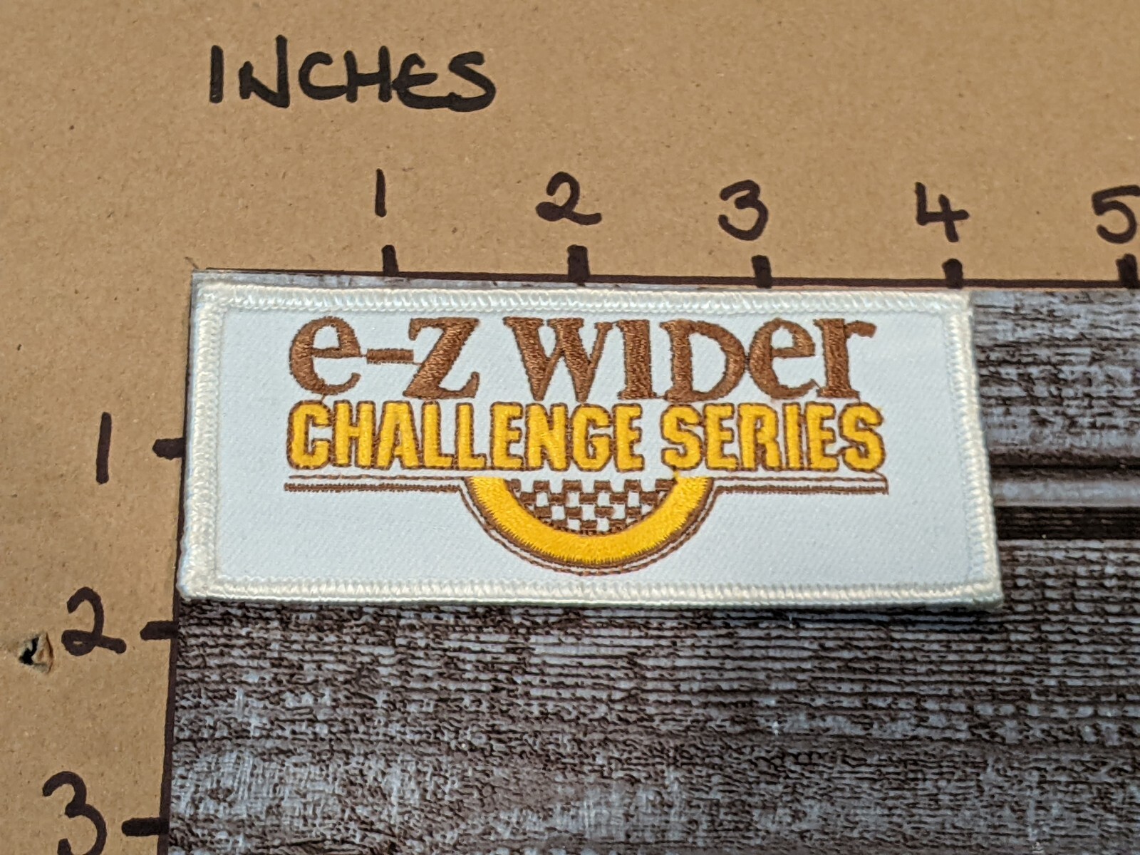 E-Z Wider Atlantic Challenge Series Auto Car Racing Embroidered Patch
