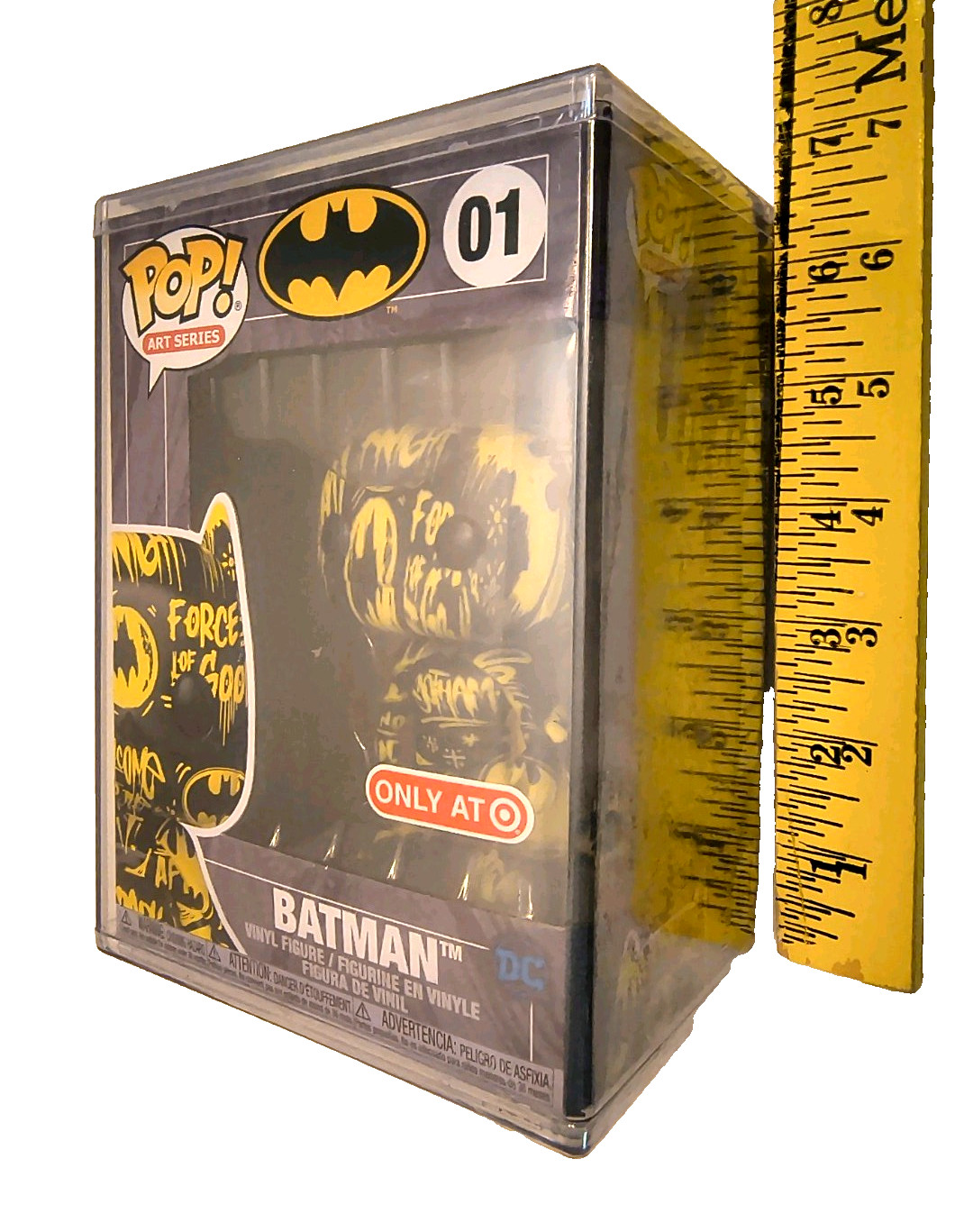 Funko DC Comics Batman Art Series #01 Yellow & Black Target Ex Mint w/Protector