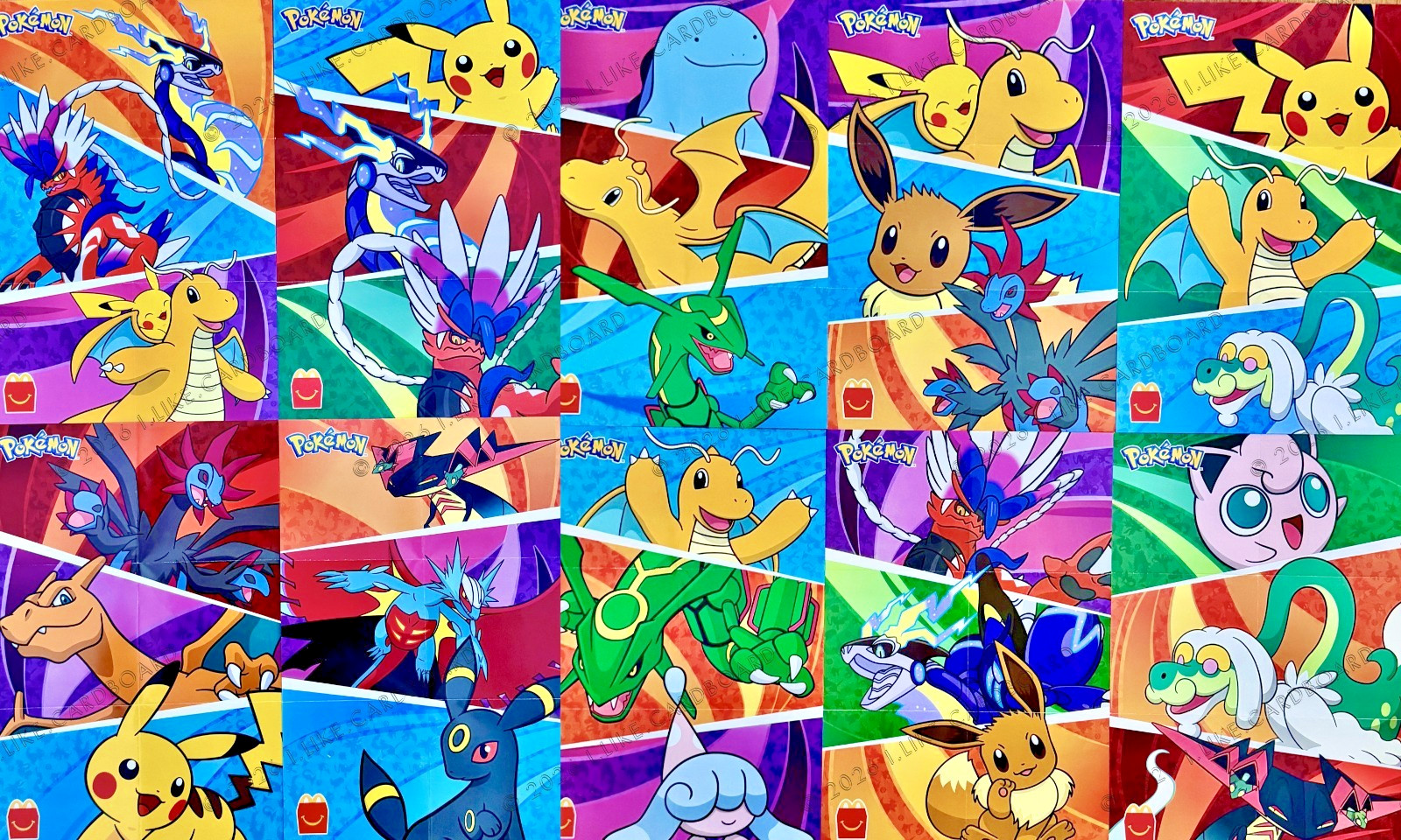 2025 McDonalds Pokemon Happy Meal Dragon Discovery 15 Card Complete Set + BONUS!
