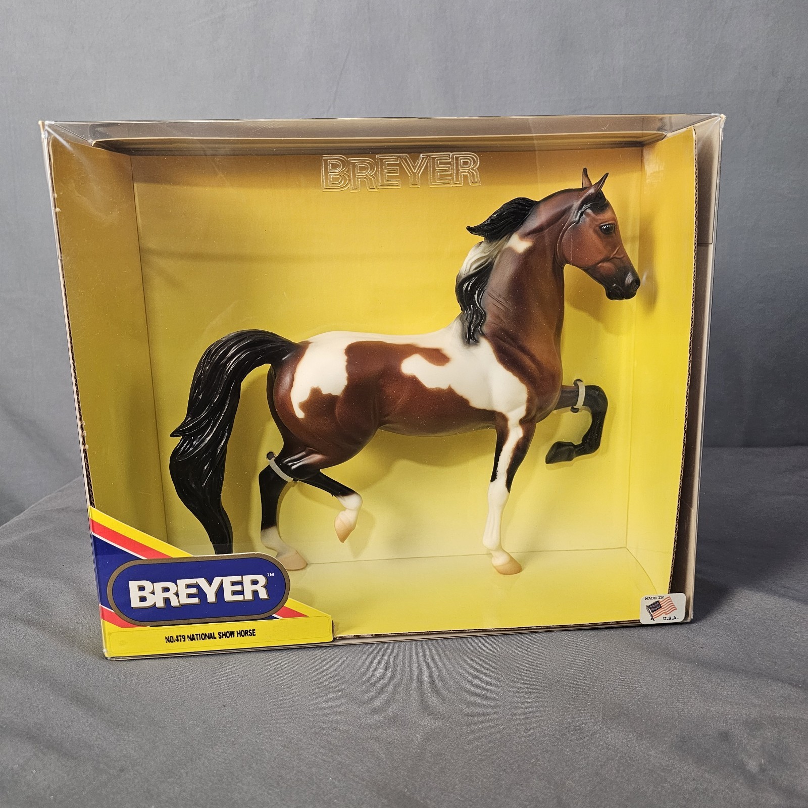 BREYER RR NSH Bay Pinto National Show Horse #479 1999-2004 NIB