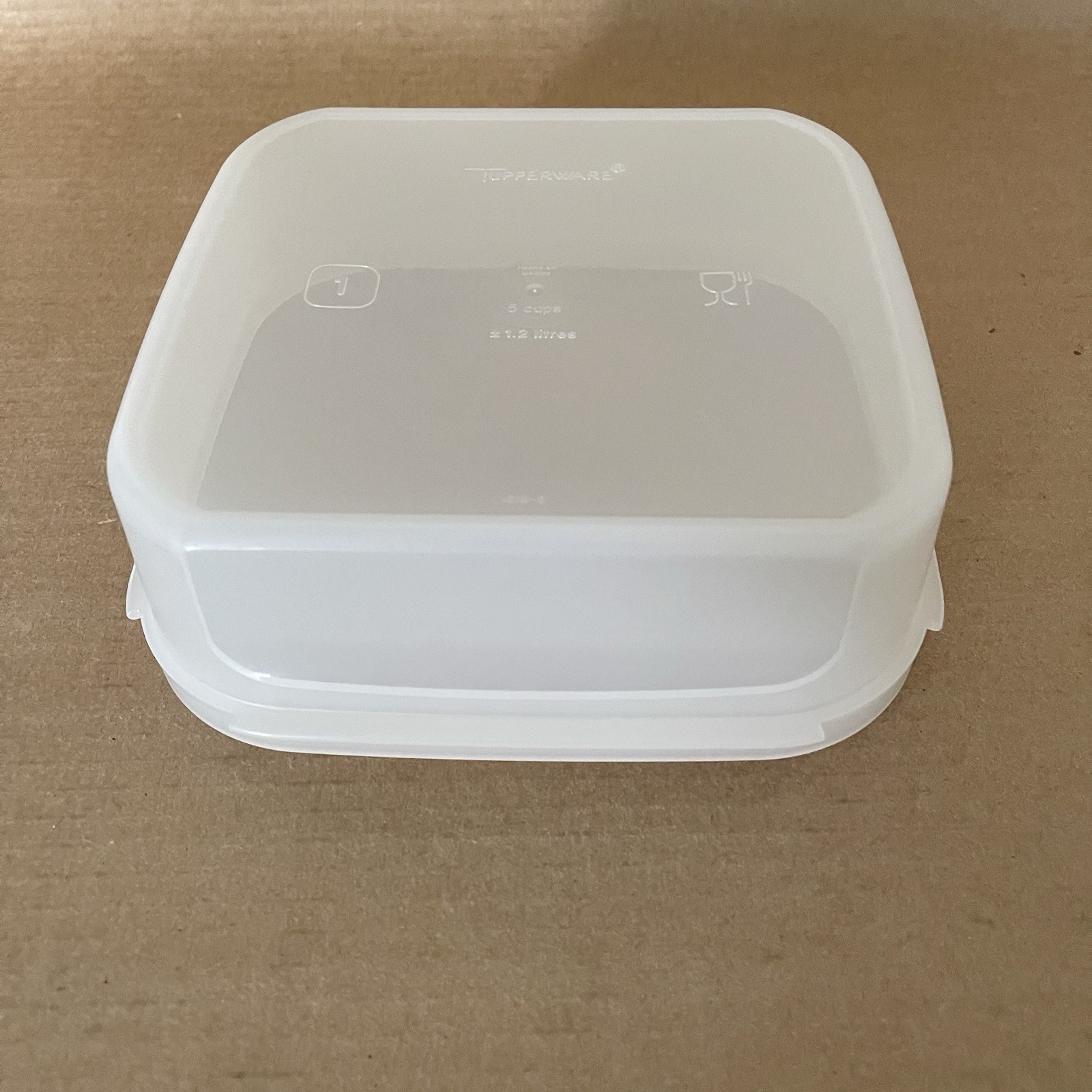 Tupperware Modular Mates #1 Square 5 Cup Container Replacement #1619 (No Seal)
