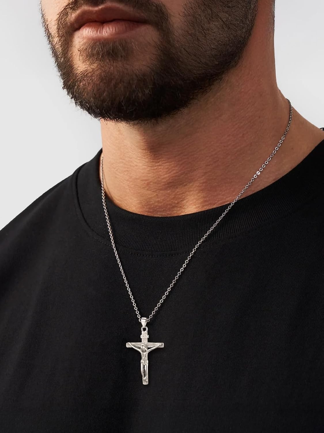 Meaningful Sterling Silver Crucifix Necklace – Perfect Gift for All Occasions
