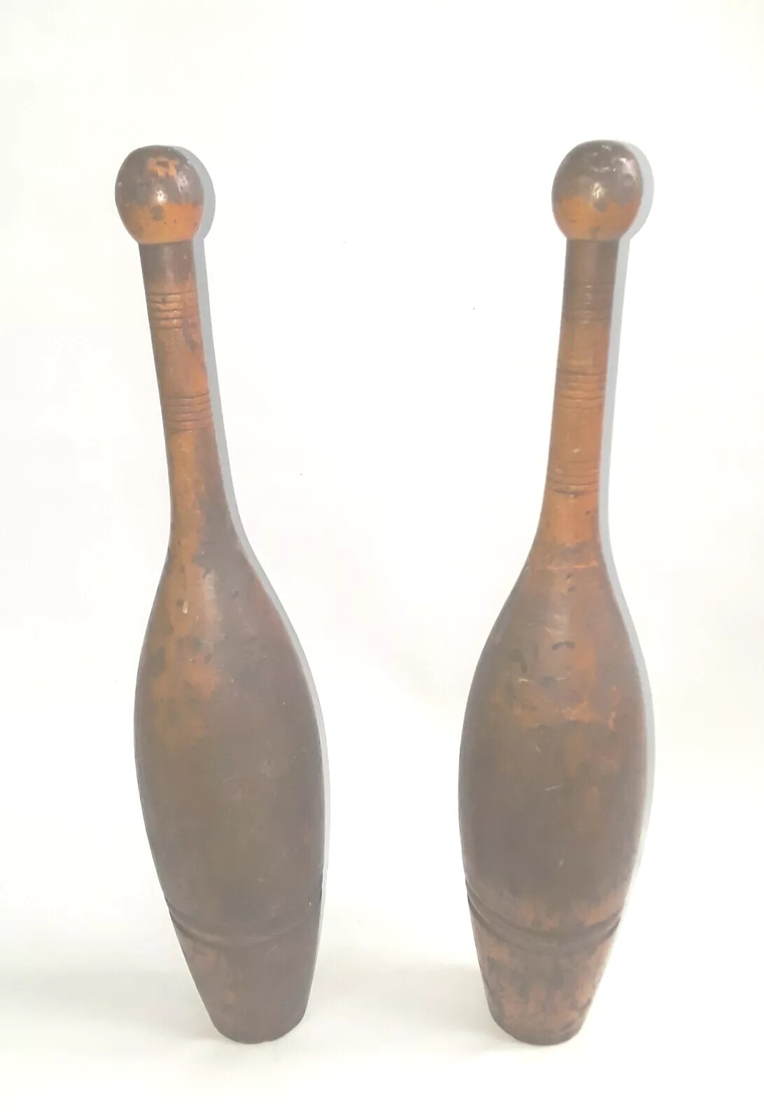 Indian Clubs Fitness Workout Exercise Heavy 2 lb 12 oz Antique Equipment Pins