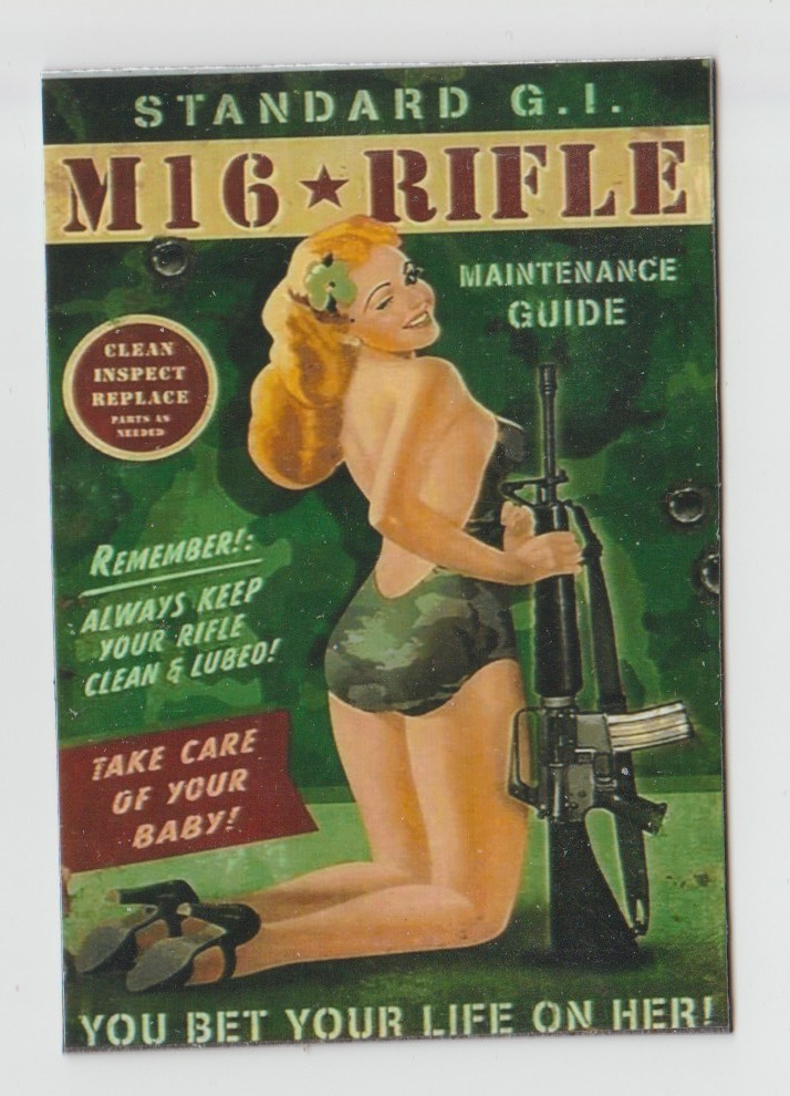 Fridge/Locker /Tool Box Magnet – M16 Rifle