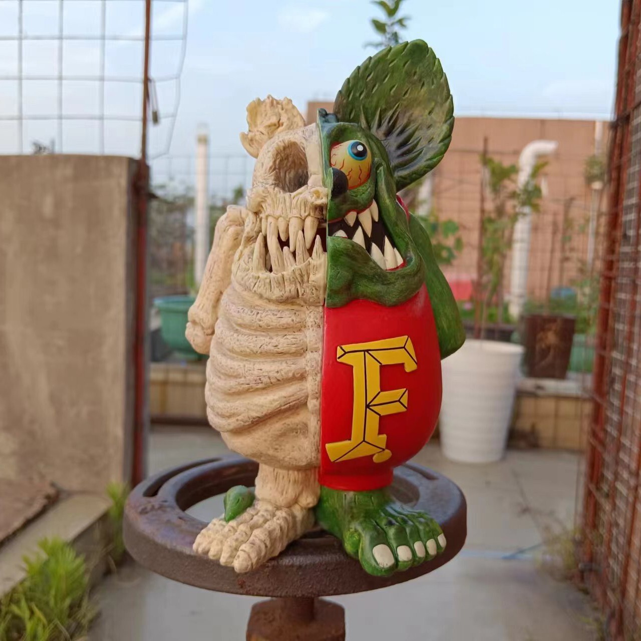 Wacky Wobbler Ed Roth Rat Fink Skeleton Big Daddy Toys Action Figure 7.5″ 19cm