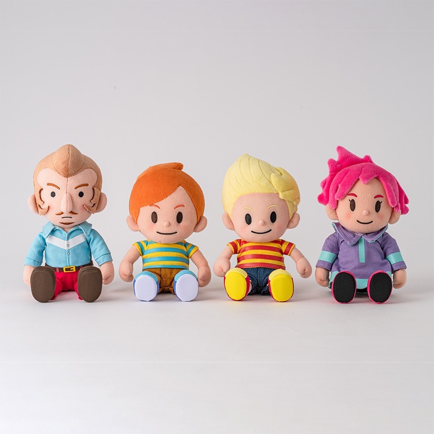 EarthBound Mother 3 Four Plush Set Hobonichi Project Nintendo Japan Limited Rare