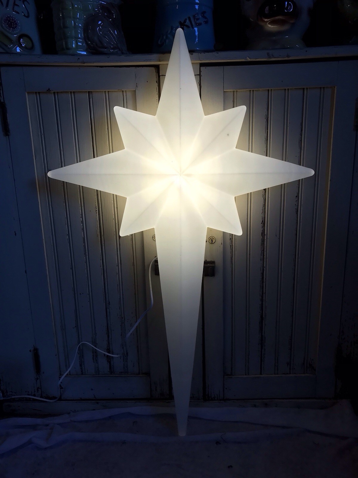 Blow Mold Nativity Star Bethlehem Union Products New Stock 39” PATRIOTIC