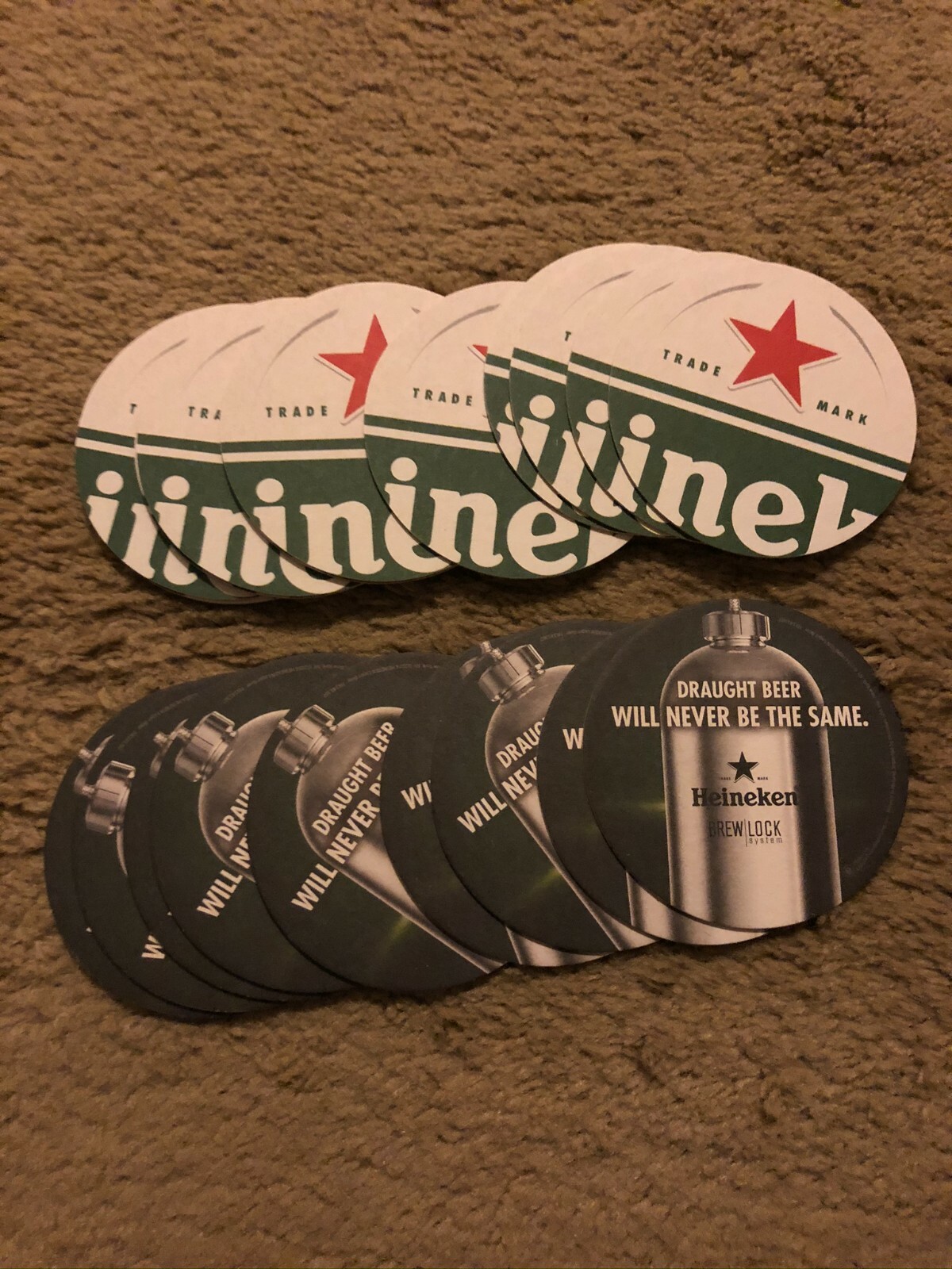 Heineken Coasters!!! Lot of 20!!!