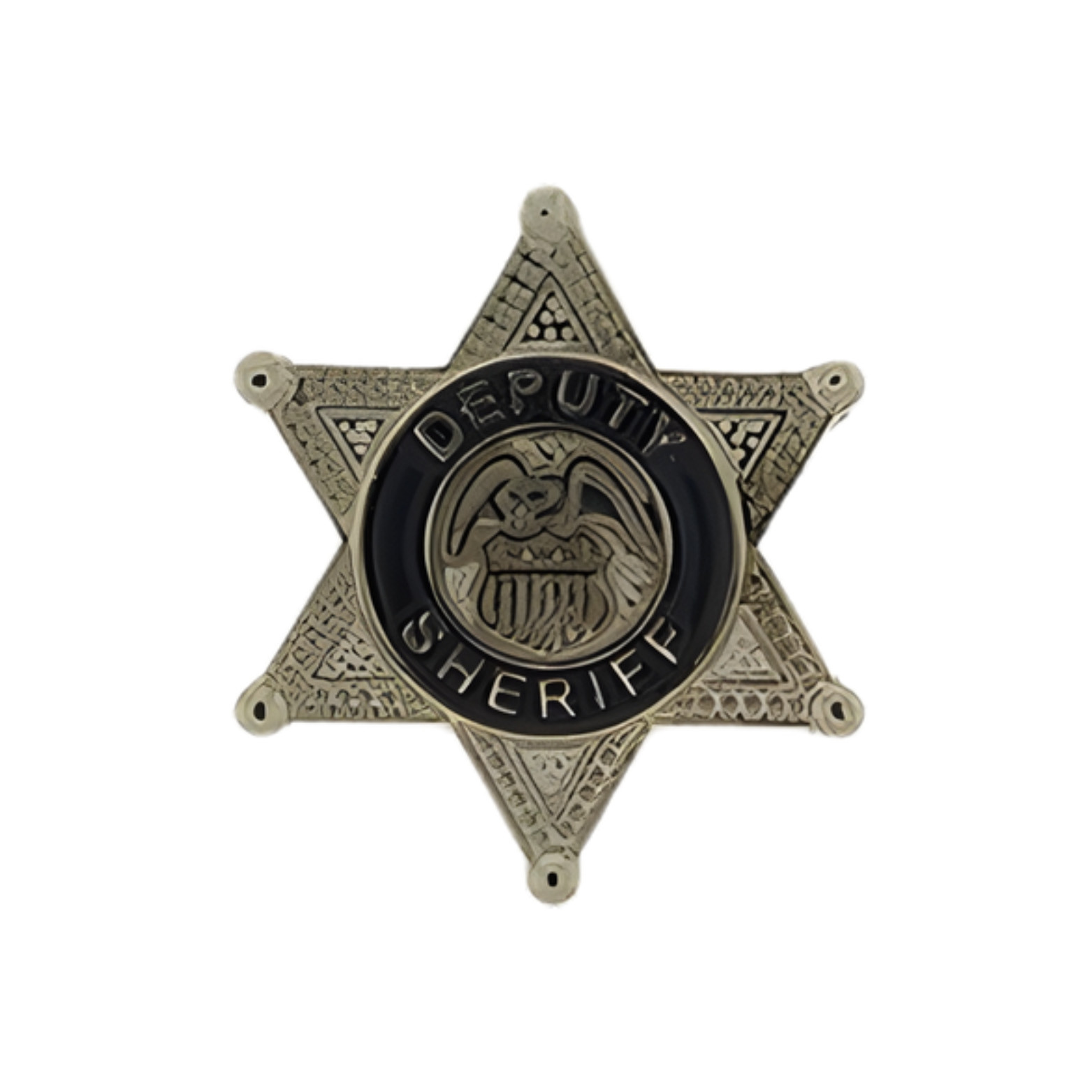 Deputy Sheriff Badge Commemorative Vintage US Genuine Metal Lapel Pin 1″