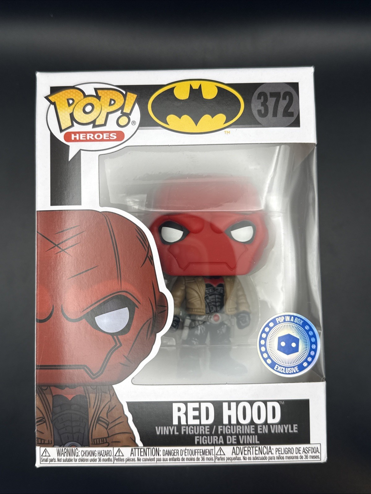 Funko Pop! DC Batman – Red Hood #372 Pop In A Box Exclusive rare find