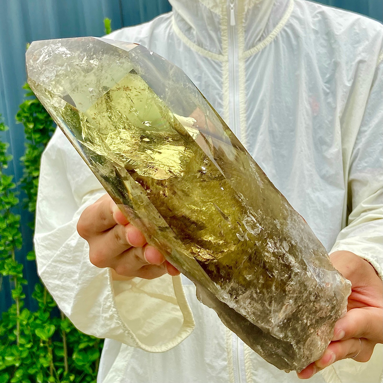 5.2LB Natural Citrine backbone cluster mineral specimen quartz crystal healing