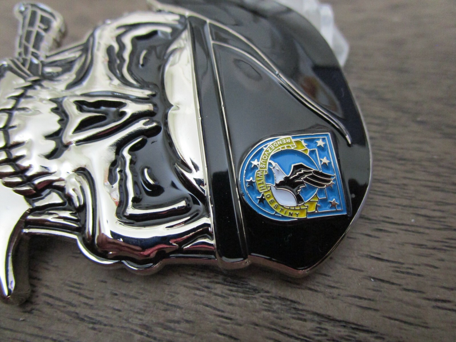 Army 101st Airborne Division Air Assault Screaming Eagles Skull Challenge Coin