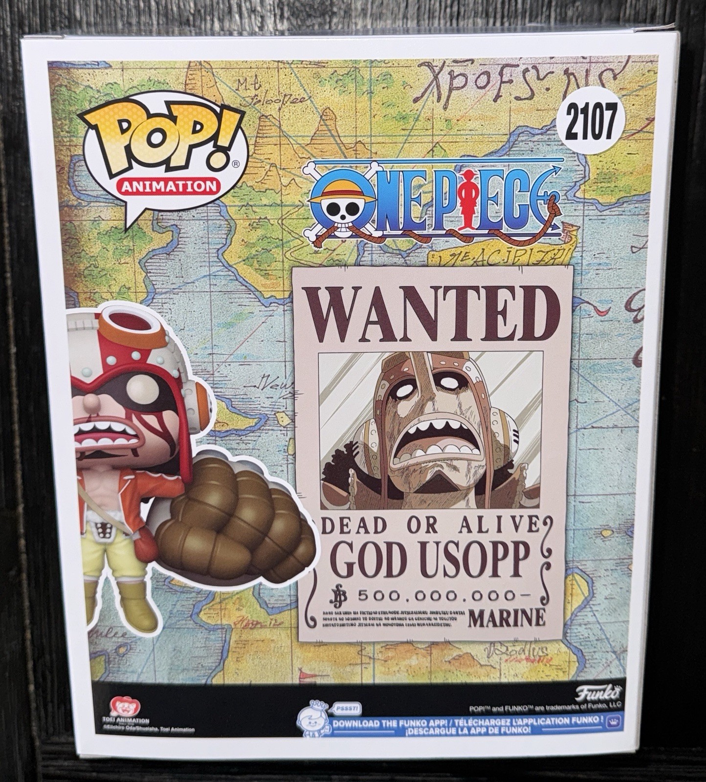 Usopp Wanted Poster One Piece Exclusive Funko Pop Anime Animation #2107