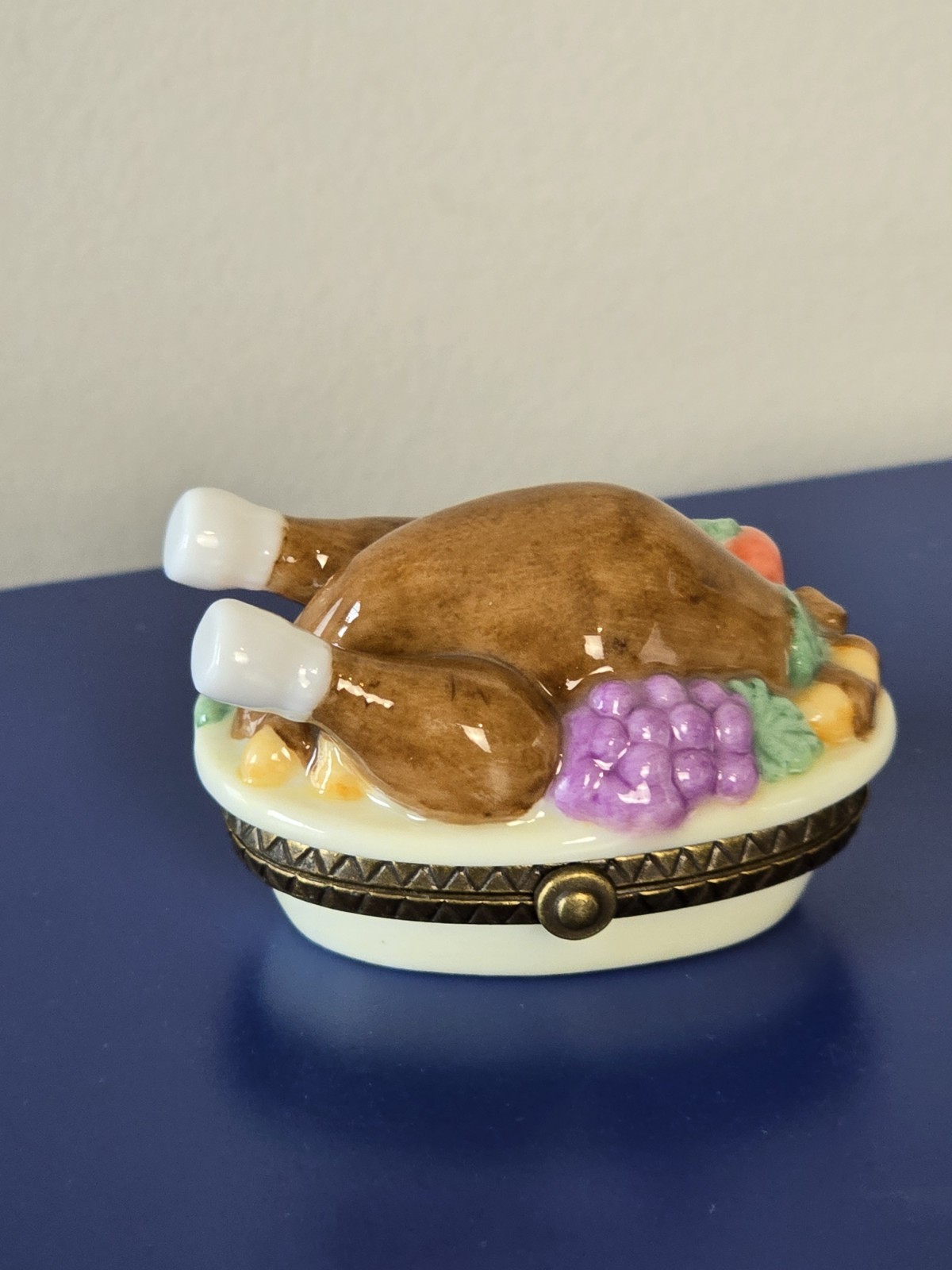 Miniature Roasted Turkey Trinket Box PBH Collection