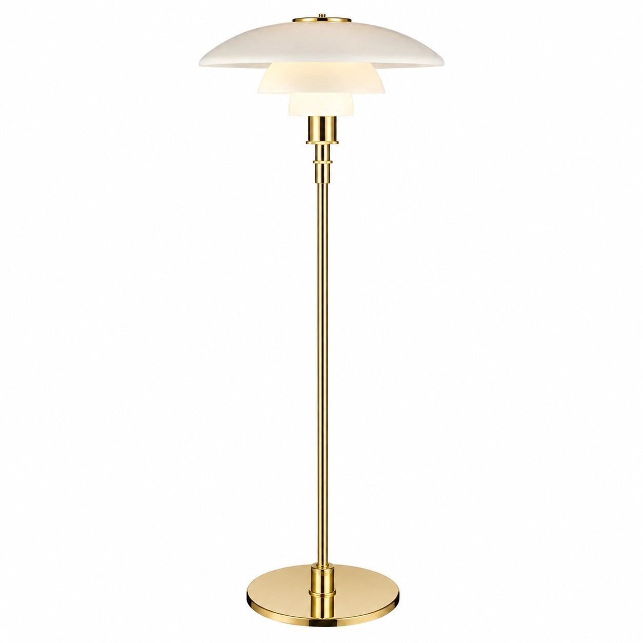 Art Deco Floor Lamp Inspired by Poul Hemingsen’s PH-3 1/2-2 1/2 Design in 1924