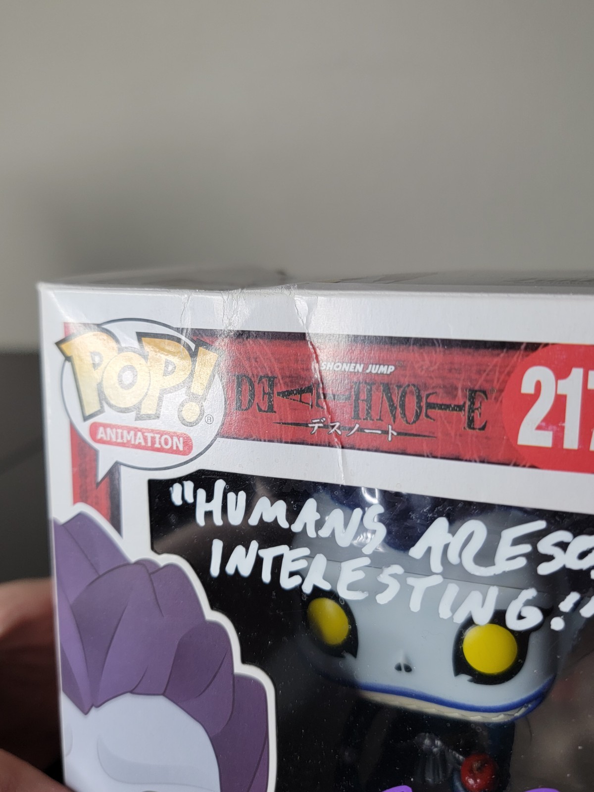 🔥Funko Pop! Death Note: Ryuk #217 Signed/Quoted Brian Drummond W/COA!🔥