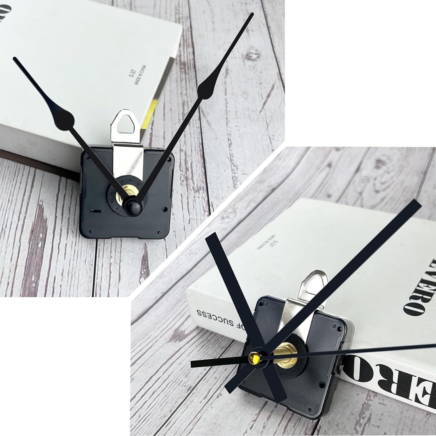 Elegant DIY Quartz Clock Movement – Complete Kit with Clock Hands Included