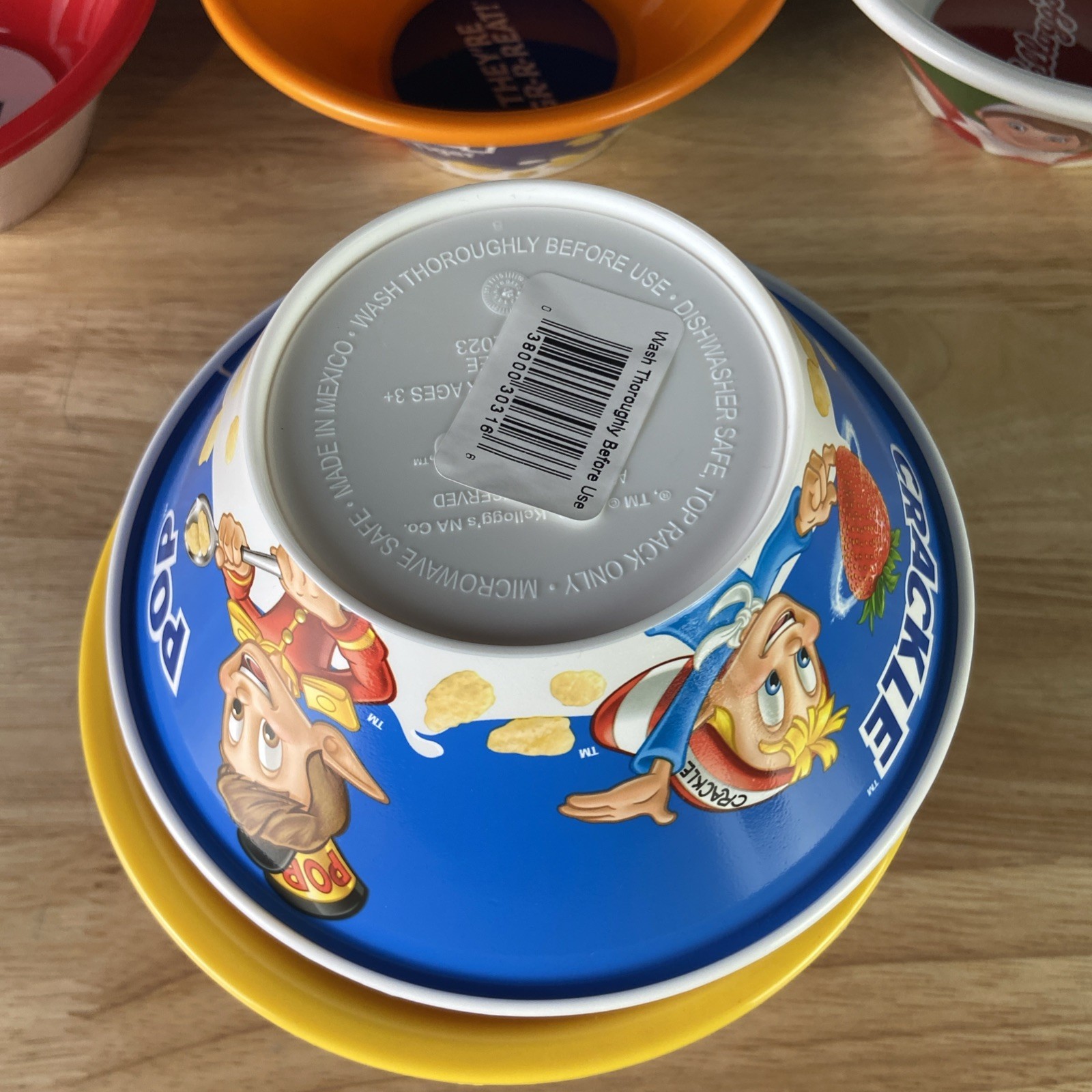 2023 Kelloggs Cereal Bowls COMPLETE SET Of 5 New Plastic
