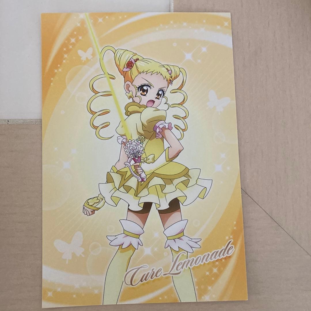 Cure Lemonade Postcard Pretty Cure (Precure), Animate Bonus,