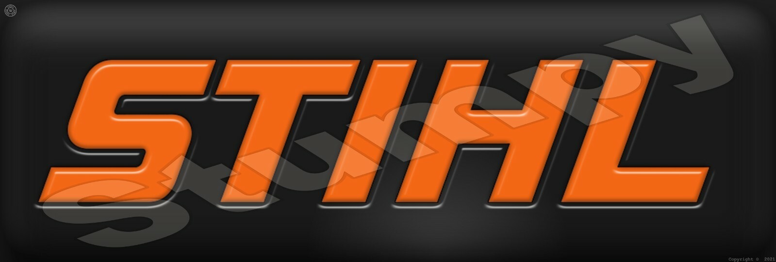 Stihl Metal Sign 6″ x 18″ or 8″ x 24″