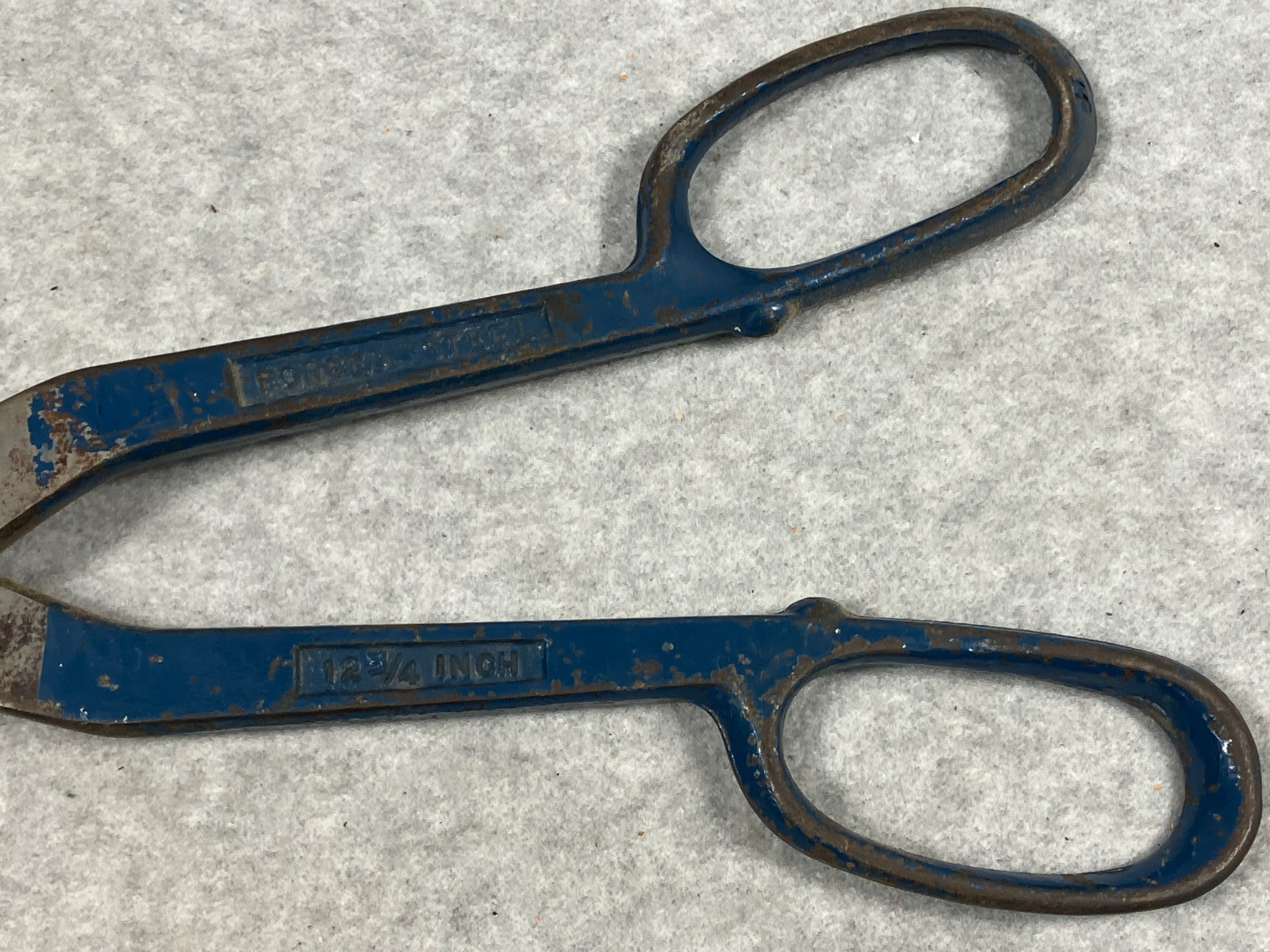 Vintage Blue Bird No. 212 12-3/4″ Duckbill Tin Snips Sheet Metal Shears USA