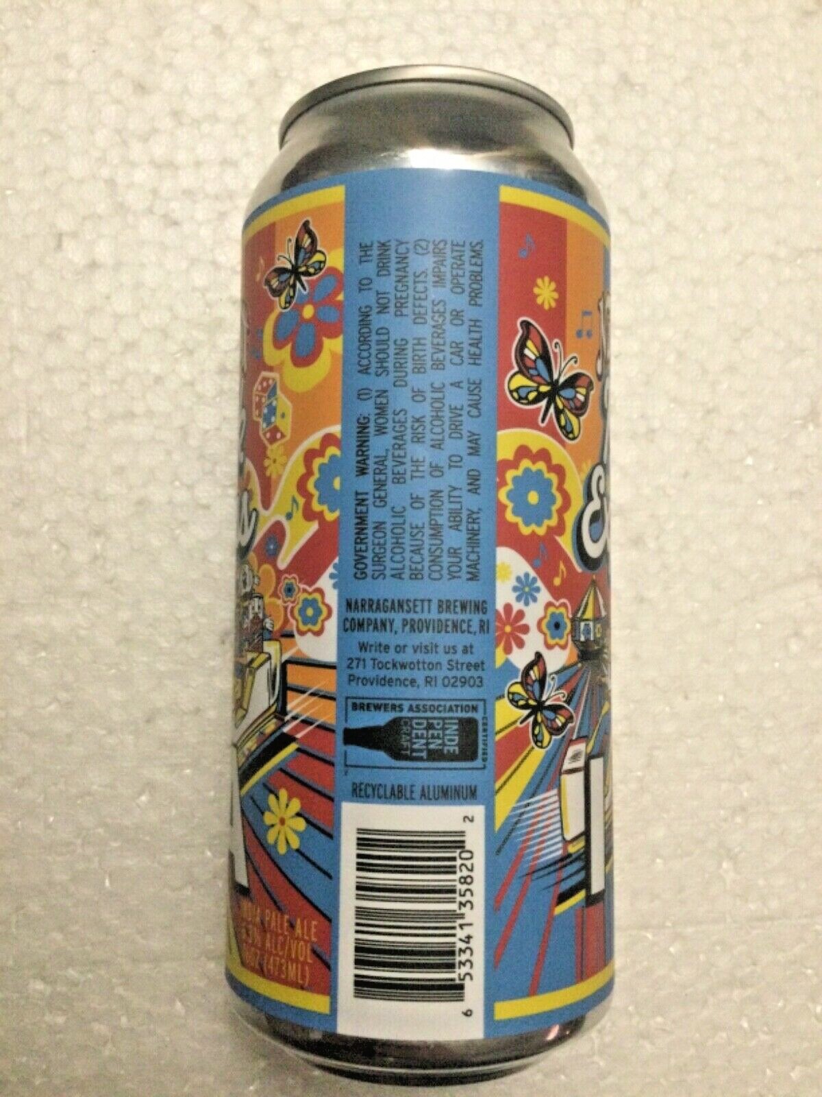 Narragansett Brewery Musik Express IPA Beer Can Rocky Point Park Rhode Island 16