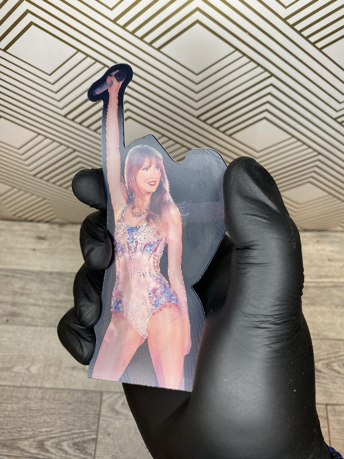 Taylor Swift 3D Lenticular Motion Moving Motion Car Sticker Decal Peeker Swiftie