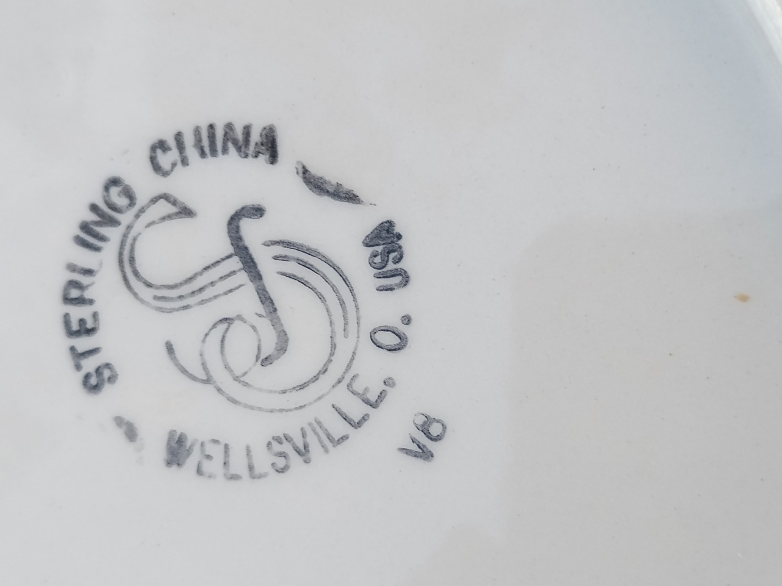 Sterling China Restaurant Ware 7 1/4” The Dining Car Plate Set Of 5 Vintage