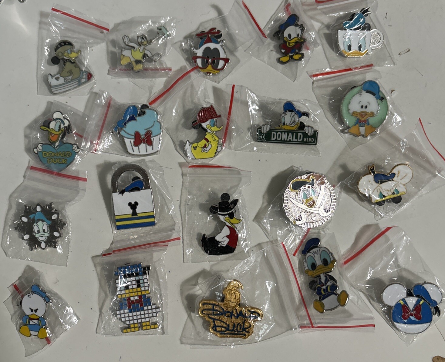 Disney Donald Duck ONLY Pins lot of 20